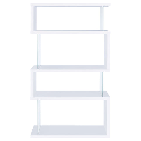 Elias - 4 Shelf Bookshelf With Zigzag Design