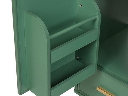 Bathroom Vanity With Sink, Deep Drawer, Door Shelf, 2 Tier Basket