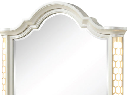 Jasmine - Mirror With Side LED Lightning (Includes Only Mirror) - Beige
