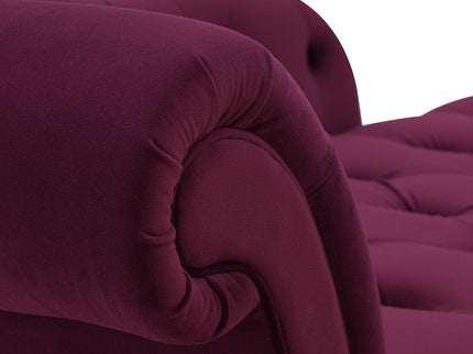 Samuel - Tufted Roll Arm Chaise Lounge