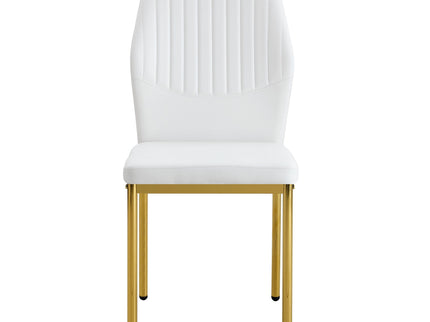 Luxury Simple Chair With Metal Leg