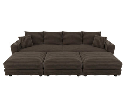 Modern Comfy Upholstered Sofa Cloud Couch & Deep Seat Couches