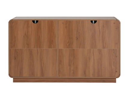 Sideboard, Wide Storage With 2 Doors And 3 Drawers