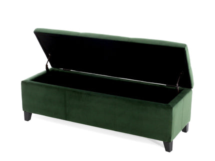 Upholstered Storage Ottoman Bench