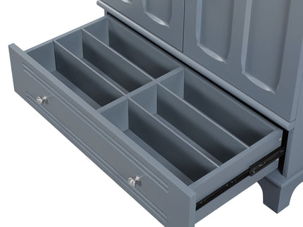 Bathroom Vanity With Sink, Cabinet With Adjustable Shelf And Drawer Divider