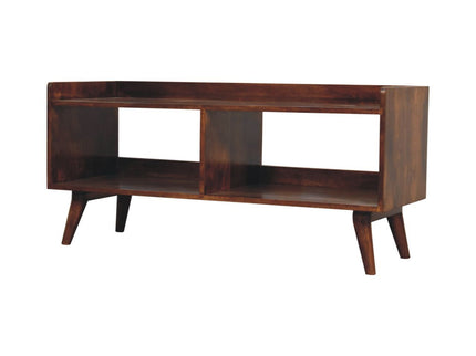 Open Top Media Unit - Brown
