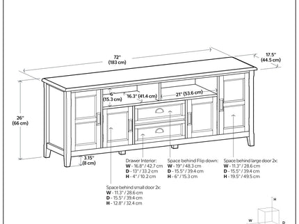 Burlington - TV Media Stand