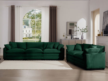 Elegant Oversized Sectional Sofa Set With Deep Seats And Flexible Layout