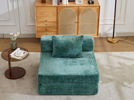Convertible Floor Sofa Bed With Fixed Shape Frame For Living Room