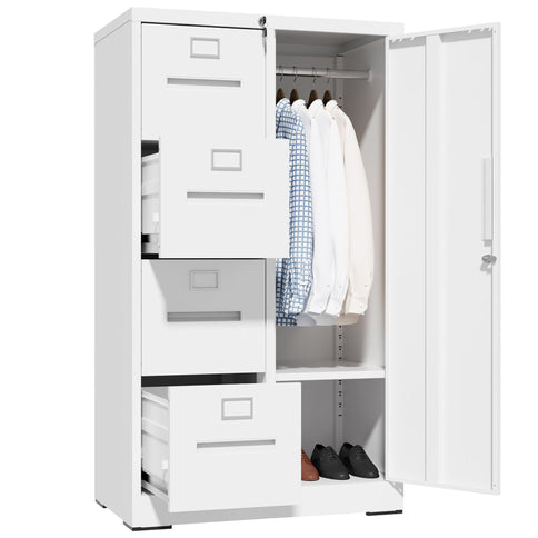 Storage Vertical Filing Cabinet With Lock