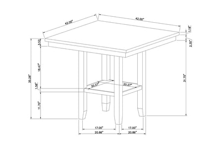 Claui - Bar Table - Natural