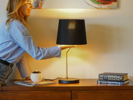 Desk Lamp For Bedside And Table Use - Black