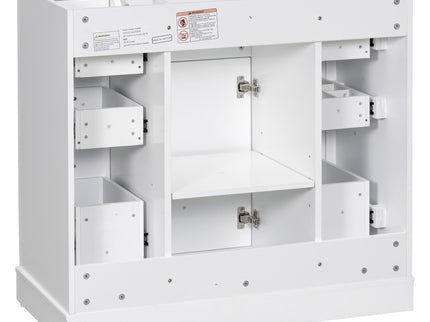 Modern Bathroom Vanity Base Only With 1 Cabinet And 6 Drawers