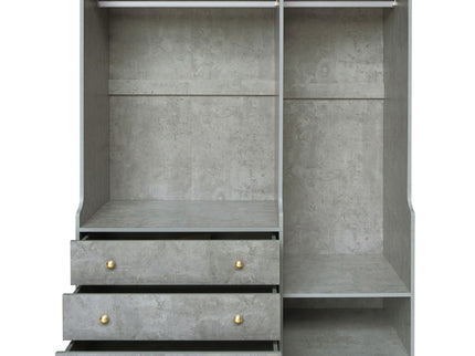 Open Wardrobe Storage For Bedroom