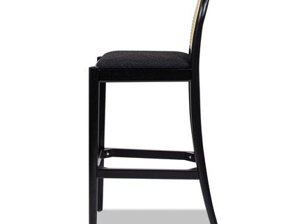 Panama - Curved Back Cane Bar Stool (Set of 2)