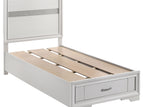 White / Twin / 1 Drawer
