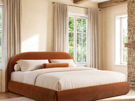 Archie Puffy Grounded - Upholstered Platform Bed