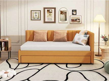 Upholstered Daybed, Sofa Bed Frame, No Box Spring Needed