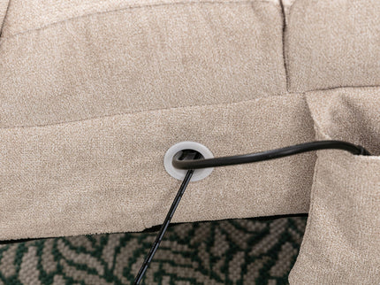 Massage Chaise Lounge Indoor With Remote Control, Ergonomic Electric Massage Lounger