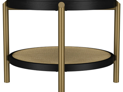 Benson - Round Table With Storage Shelf