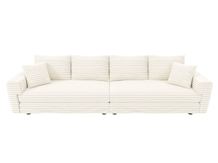 4 Seat Sofa, Modern Comfy Upholstered Sofa Cloud Couch, Deep Seat Couches With Soft Pillows