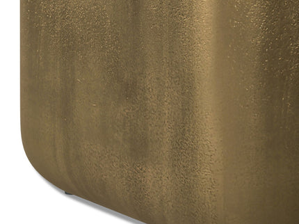 Bassett - Cast Aluminum Side Table - Brown