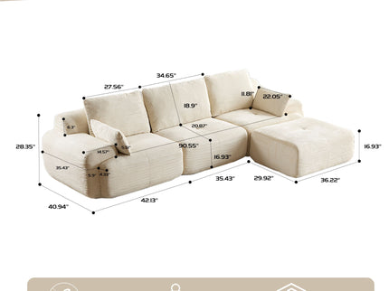 Compressed Sofa, Large Sectional Couches For Living Room