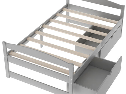Platform Bed With 2 Drawers