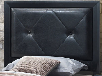 Padded Headboard Bed