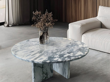 Luxury Coffee Table With Unique Veining, Unique Stone Design