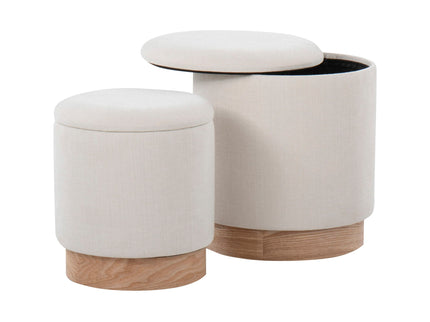 Marla - Contemporary, Nesting Ottoman Set