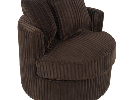 Swivel Upholstered Accent Chair For Living Room