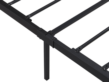 Platform Bed Frame With Wooden Headboard And Footboard, USB Liner