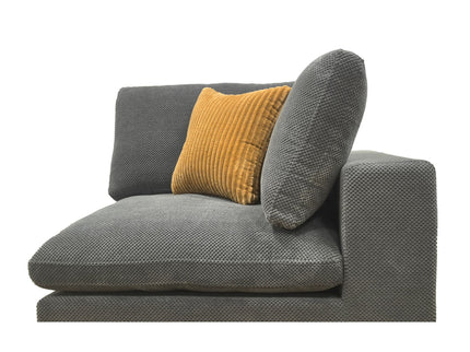 Custom Configuration Modular Sectional & Toss Pillows