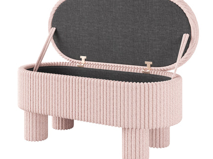 Storage Ottoman Upholstered Bench With Lift Top Storage For Bedroom