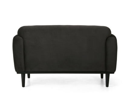 Sway - Upholstered Loveseat With Wood Legs And Round Arms