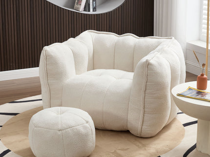Soft Bean Bag Chair With High Resilient Foam