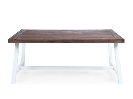 Outdoor Sandblast Finish Acacia Wood Dining Table