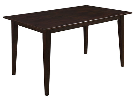 Gianna - 5 Piece Rectangular Dining Set With Table Upholstered Chairs - Cappuccino