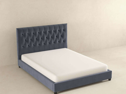Donald - Mid-Century Modern Upholstered Platform Bed