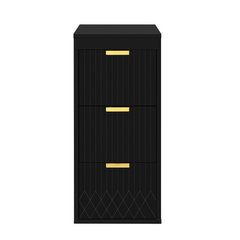 Wall Mounted Floating Cabinet With Side Cabinet Combo, Rectangular Ceramic Sink Vanity