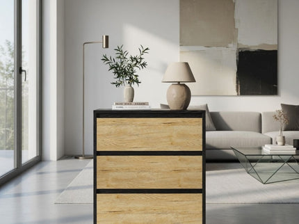 3 Drawer Nightstand, Bedroom Side Table