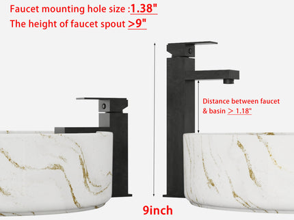 Wall Mounted Bathroom Vanity With Art Sink, 1 Soft Close Door
