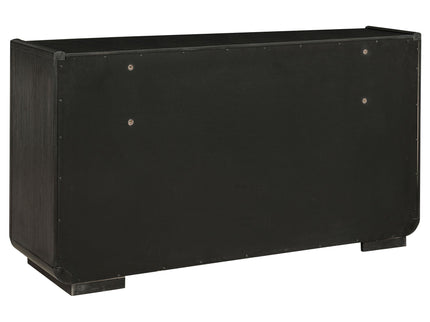 Bangor - 8 Drawer Bedroom Dresser Cabinet - Black