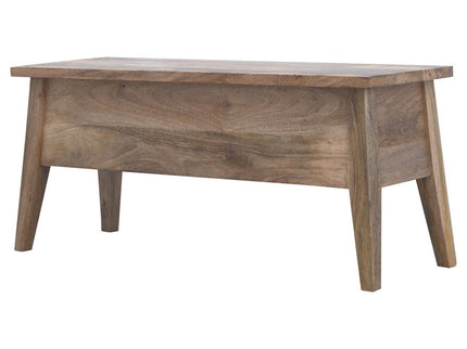 Lid Up Storage Bench - Oak