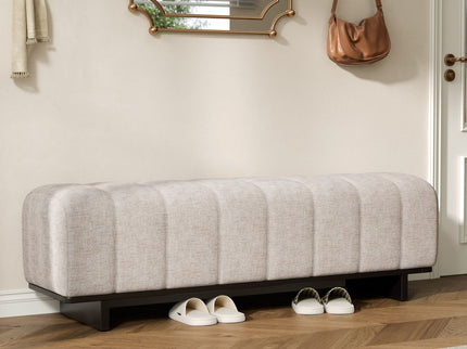 Indoor Dining Bench For Dining Room - Oatmeal