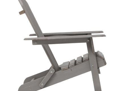 Oversize Outdoor Folding Adirondack Chair, Patio Chair For Garden