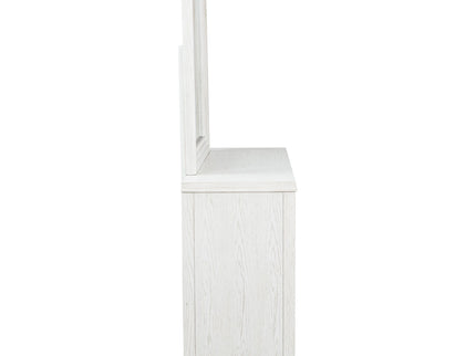 6 Drawer Dresser & Mirror - White