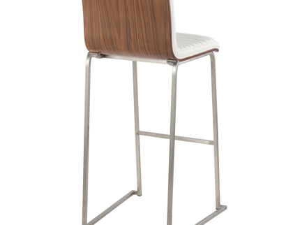 Mason Mara - Contemporary Fixed Height Barstool (Set of 2)