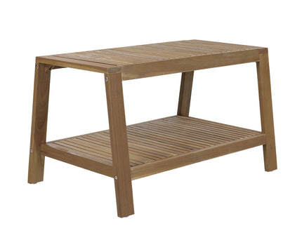 2 Piece Outdoor Conversation Set (Loveseat & Coffee Table With Water-Resistant Cushions)